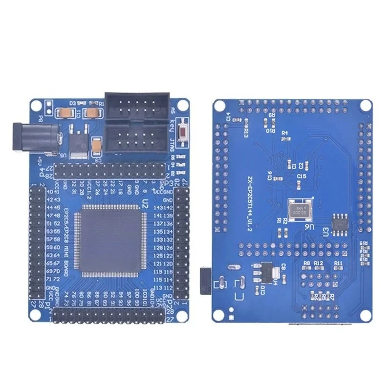 CycloneII EP2C5T144 Minimum System Development Learning Board Module 5V EPCS44M Reset Switch Power Indicator EP2C5/EP2C8