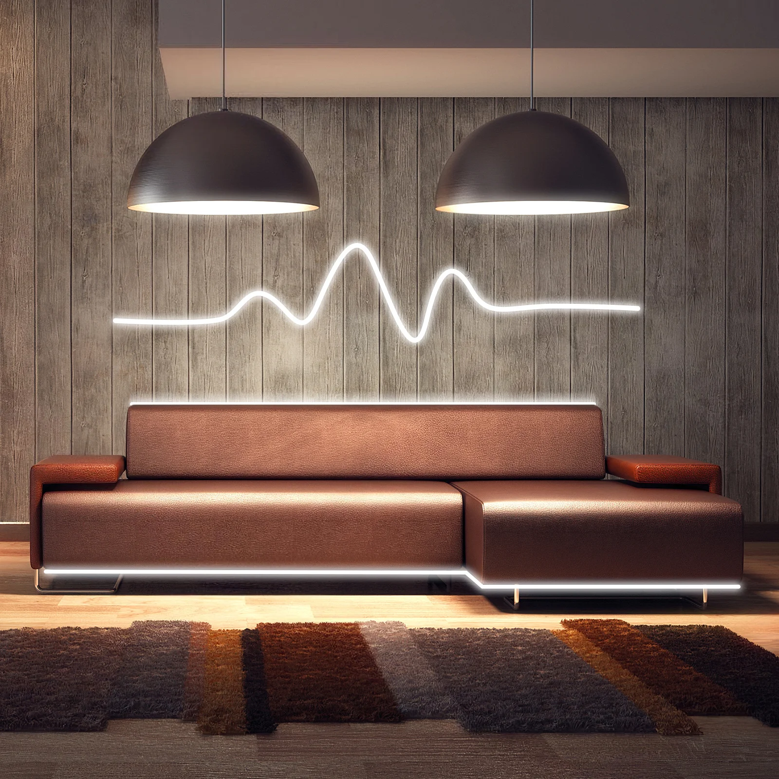 شريط LED مرن بطول 5 أمتار، إضاءة ناعمة عالية السطوع، سهل التركيب لغرف النوم والحانات والحفلات Ktvs LED