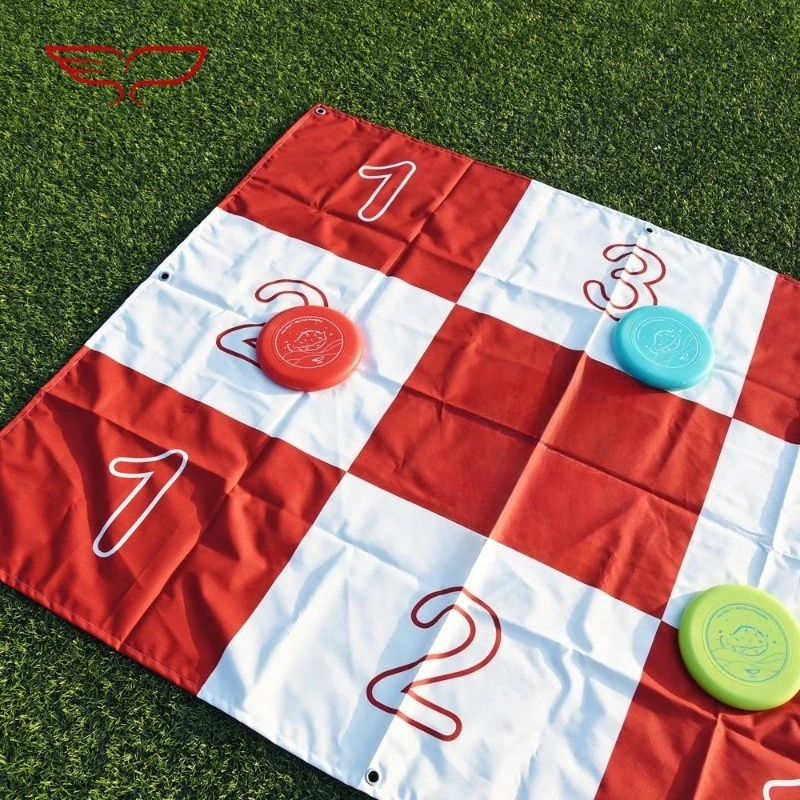 Frisbee target placement, throwing game props, activity equipment, entertainment, sub-team building