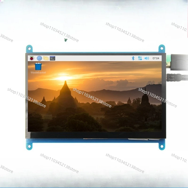 

7 Inch HDMI Capacitive Touch Screen Monitor 800X480 for Raspberry Pi 3B +/4B