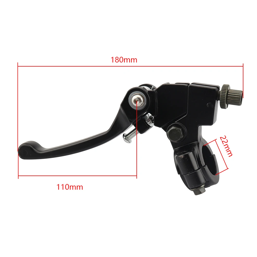 Black Folding Motorcycle Brake Clutch Lever Pair For 50Cc To 200Cc Pit Bike Dirt Bike Atv Quad 7/8 22mm