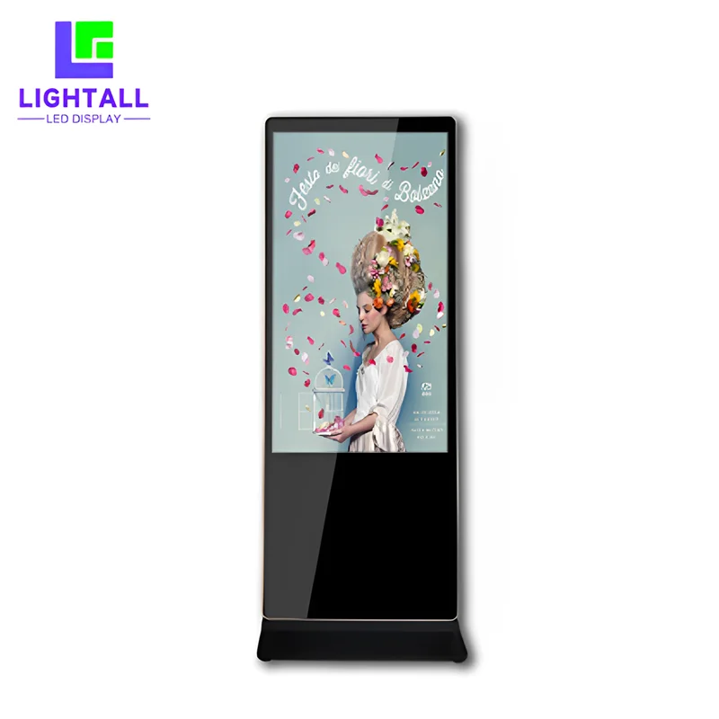 Imagem -05 - Totem Led Publicidade Screen Display Floor Stand Kiosk Dispositivo Display Lcd 50