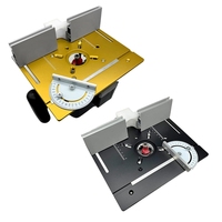 A81M New Router Table Insert Plate Aluminum Alloy Wood Milling Flip Board Trimming Machine Engraving Auxiliary Tool