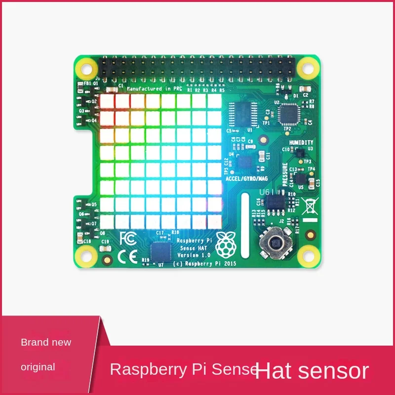 

Official Raspberry Pi Sense HAT direction pressure humidity temperature sensor module expansion board