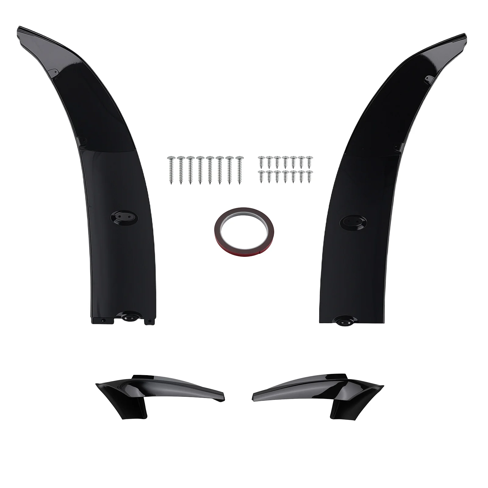 

Gloss Black Front Bumper Spoiler Lip For 2011-16 BMW F10 528i 535i 550i M Sport