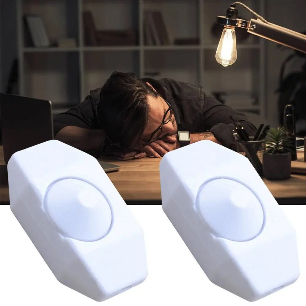 1Set Lamp Dimmer Cord Switch Plug Led Dimmer Switch Table Floor Light Button Accessories For DIY Lamp Power Cord Controller Knob