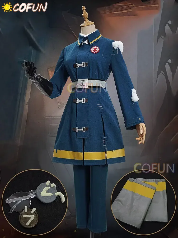 COFUN Game Identity V Fire Investigators Cosplay Costume Fancy Party Suit Halloween Carnival Uniforms Anime Clothing