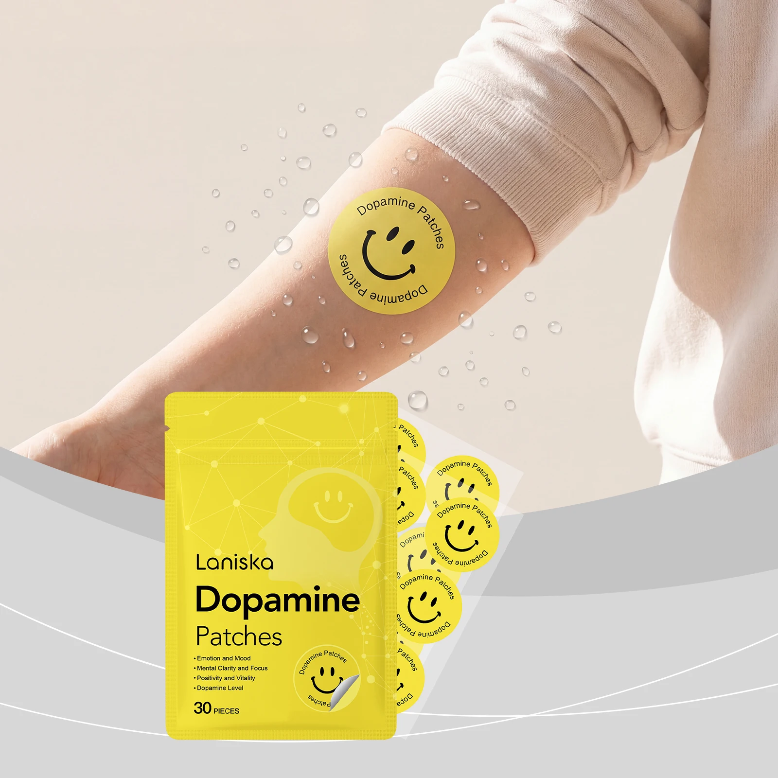 30개 도파민 패치 활력 증진 즉각적인 기분 및 집중력 - Health Wellness Vitality 리뷰 및 가격