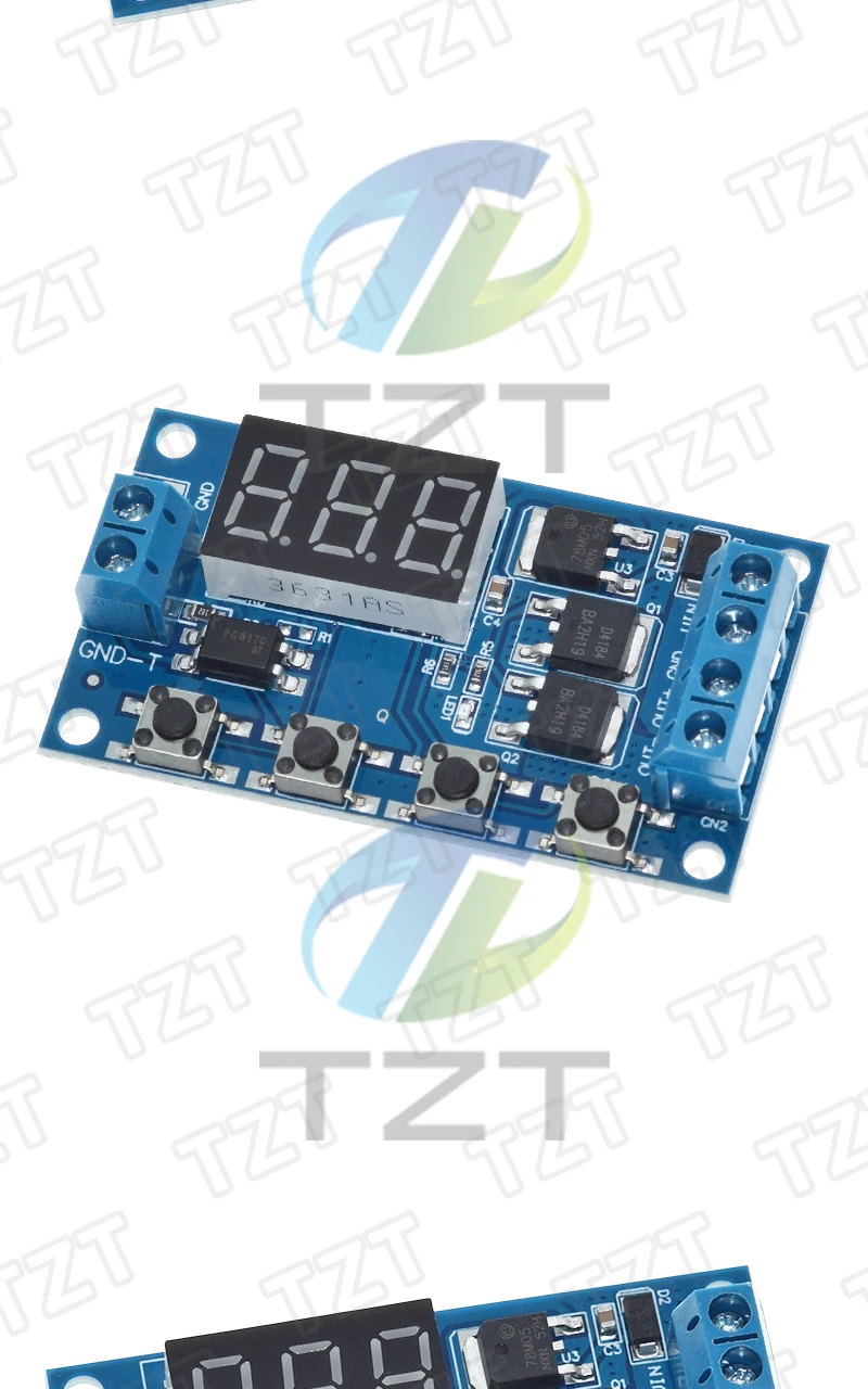 DIYTZT 1/2/3PCS Trigger Zyklus Timer Verzögerung Schalter 12 24V Platine Dual MOS Rohr control Modul – Detail 8