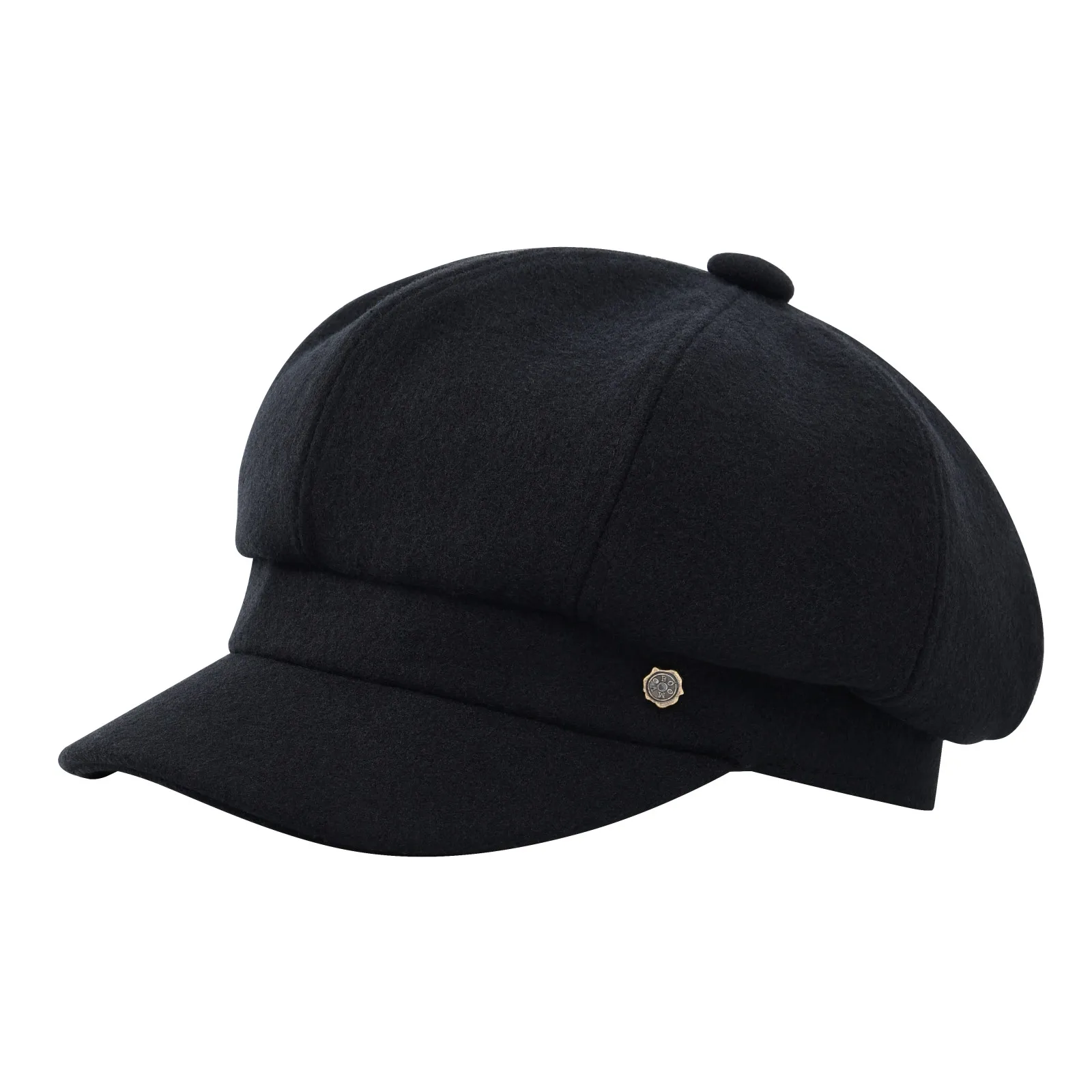 VOBOOM Women's 8 Panel Wool Tweed Newsboy Gatsby Ivy Cap Golf Cabbie Driving Hat Classic Baker Boy & Beret