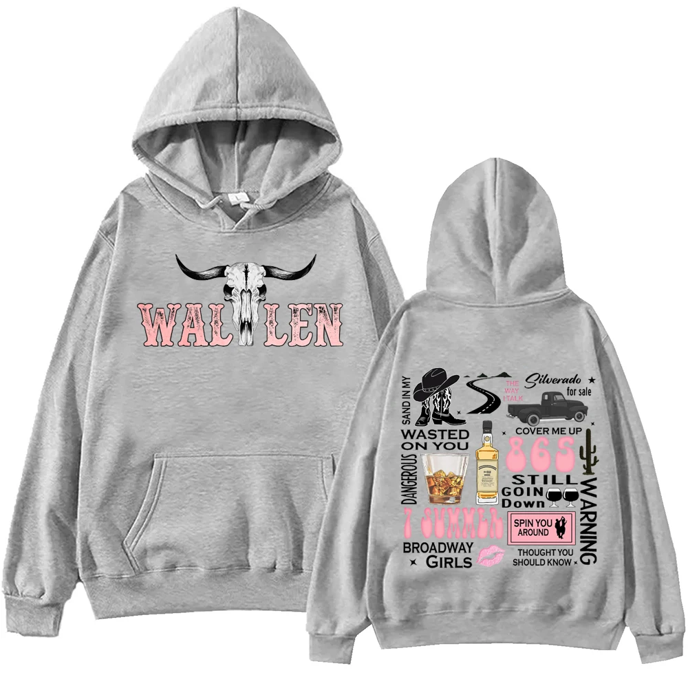 Morgan Wallen Hoodie Harajuku Hip Hop Pullover Tops Popular Music Sweatshirt Fans Gift