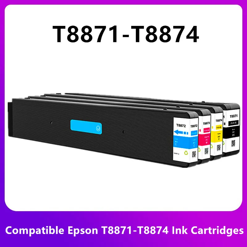 

T887 T8871 T8872 T8873 T8874 Premium Compatible Color Inkjet Ink Cartridge for Epson WF-C17590 series/WF-C17590 D4TWF WF-C17590