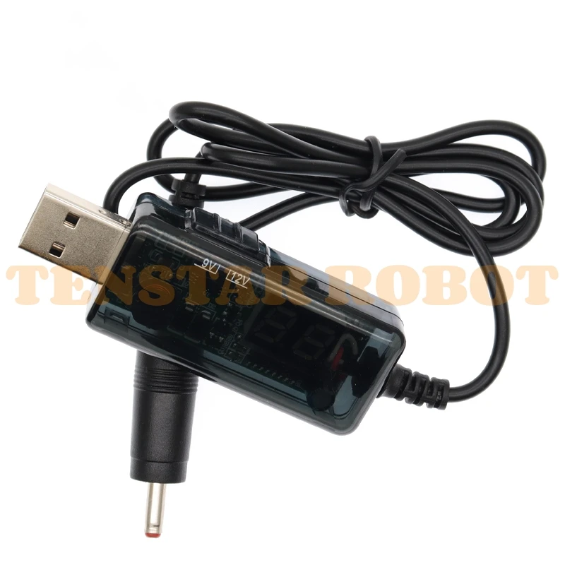 USB Boost Converter DC 5V to 9V 12V USB Step-up Cable + 3.5x1.35mm Connecter For Power Supply/Charger/Power Converter