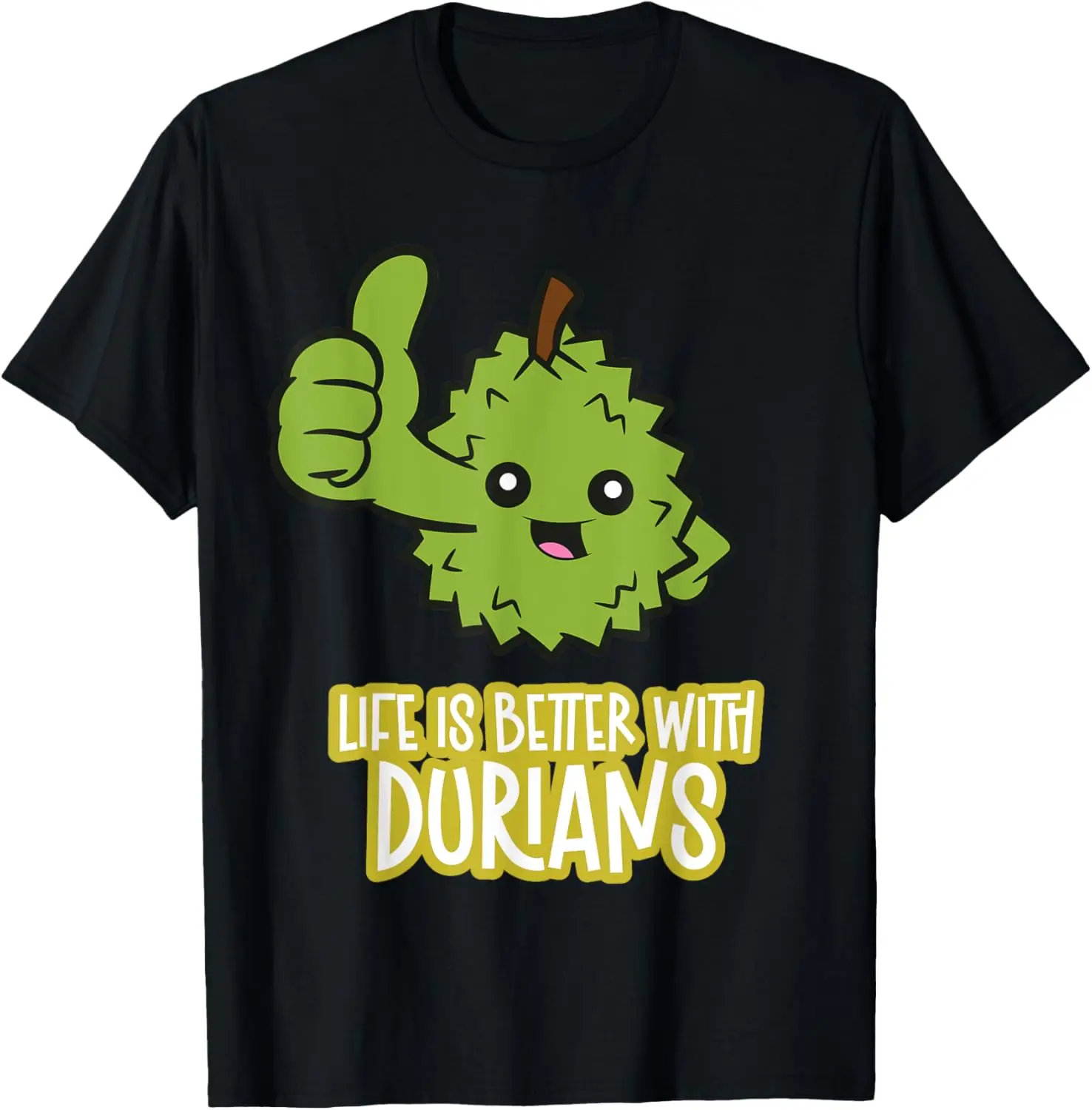 a-vida-e-melhor-com-durians-camiseta