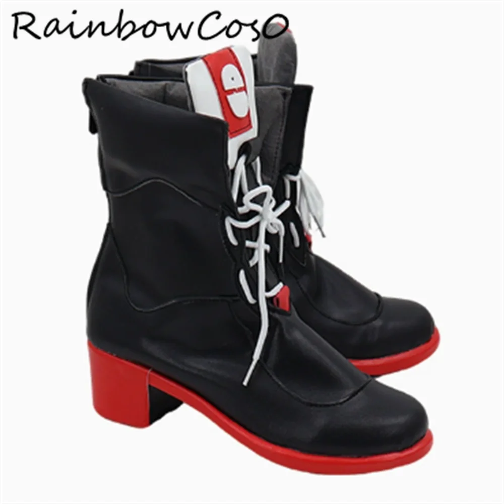 Exusiai Arknights Cosplay Shoes Boots Game Anime Party Halloween RainbowCos0 W4904