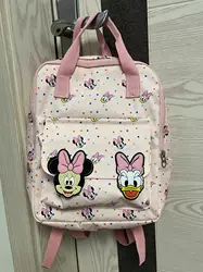 Disney cartoon cute Minnie Mouse nowy plecak dla dzieci Mini tornister dziewczyny i chłopcy śliczna torba na ramię