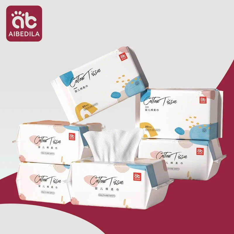 Dikke wegwerp gezichtshanddoek Niet-geweven babyhuidverzorging Stomerijdoekjes Huidvriendelijke gezichtsreinigingsdoekjes ﻿