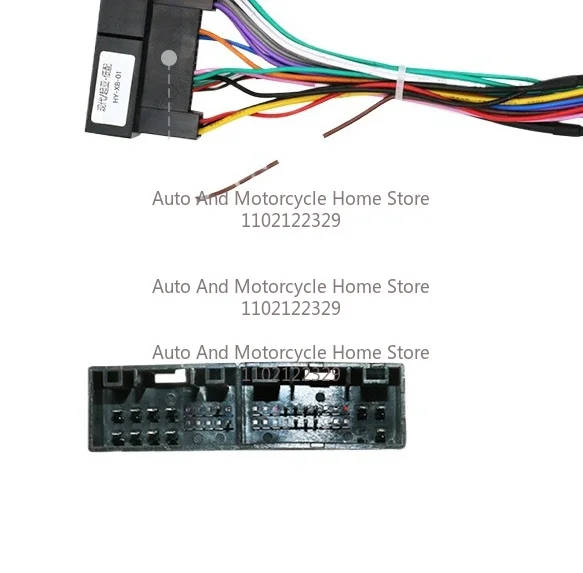WQLSK 16pin Car Radio Audio 16PIN Wiring Harness Adaptor For KIA Carens IX35 K2/K3/K4/K5 Power Calbe Wire Plug Harness