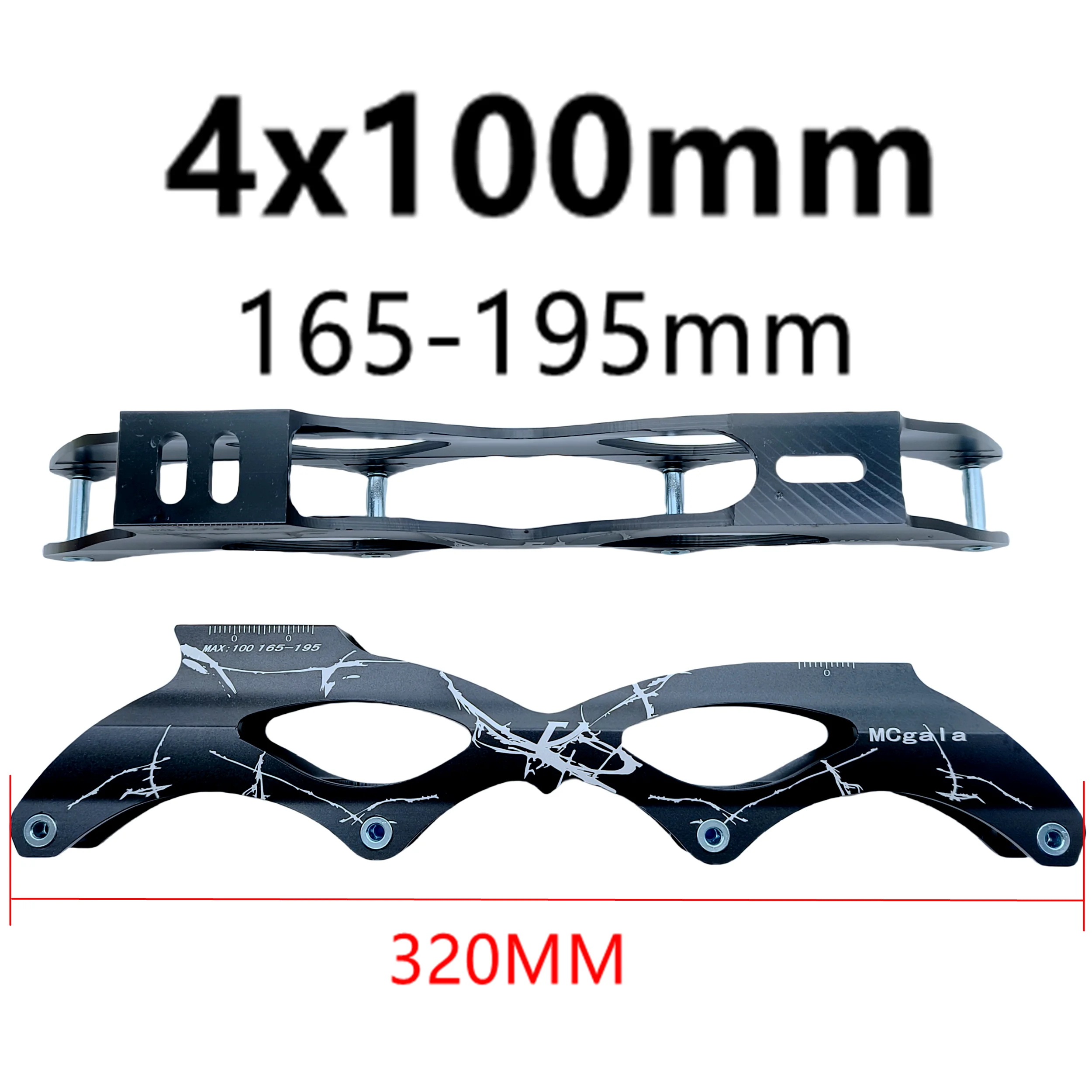 free shipping speed skate frame  4x110 skate frame 110mm