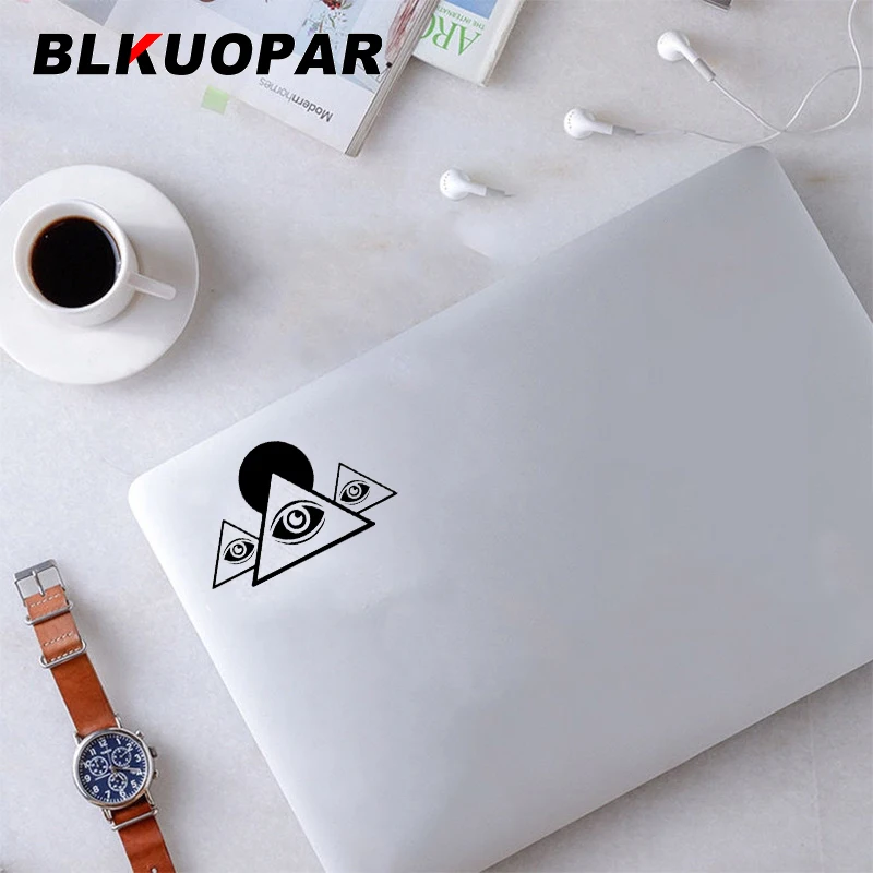 BLKUOPAR Pyramid Freemasonry Eyes Car Stickers ATV Refrigerator Occlusion Scratch Decal Bumper Creative Personality Car Styling