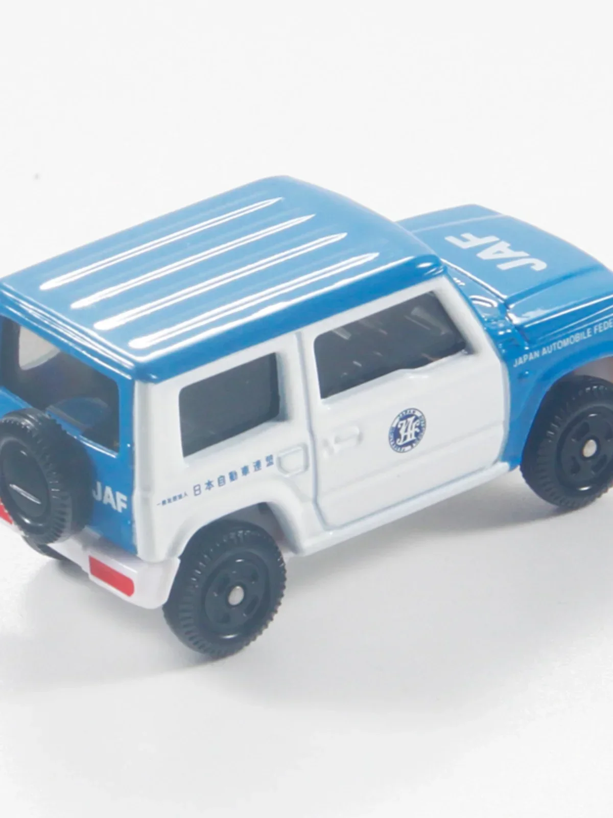 TAKARA TOMY Simulation Druckguss-Legierungsauto Nr. 100er Suzuki Jimni JAF Road Service Vehicle, Spielzeugauto für Jungen, Geburtstagsgeschenk für Jungen