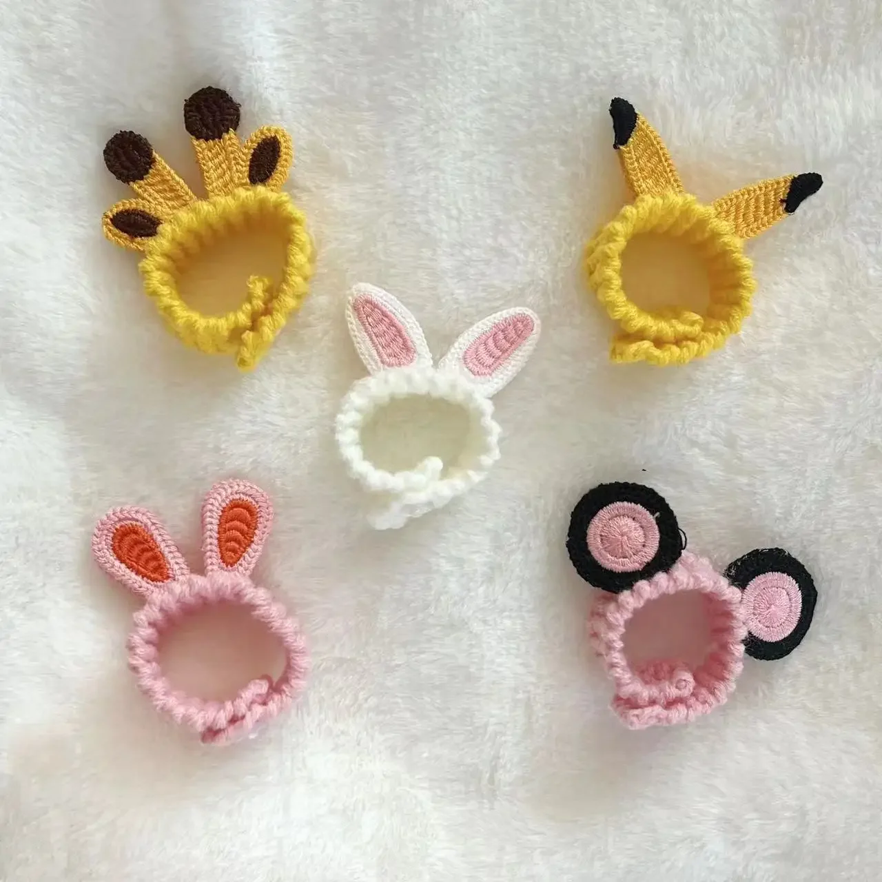 Kawaii Knitted Headband Dress Up Accessories For 17cm Korea Kpop Exo Labubu Idol V1 V2  Doll