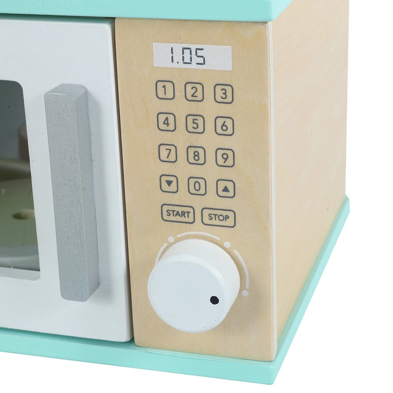 Houten simulatiekeukenspeelgoedset voor kinderen Speelhuis Vroeg onderwijs Speelgoed Broodmachine Koffiezetapparaat Juicer Oven