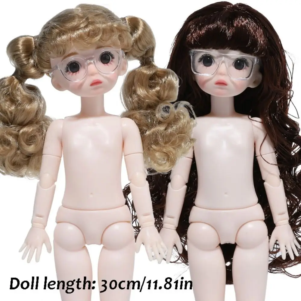 BJD Beautiful 1/6 BJD Movable Joint Doll Body Kawaii Toys Nude 22 Ball Jointed Doll DIY Moveable 30cm Dress Up Doll Gift