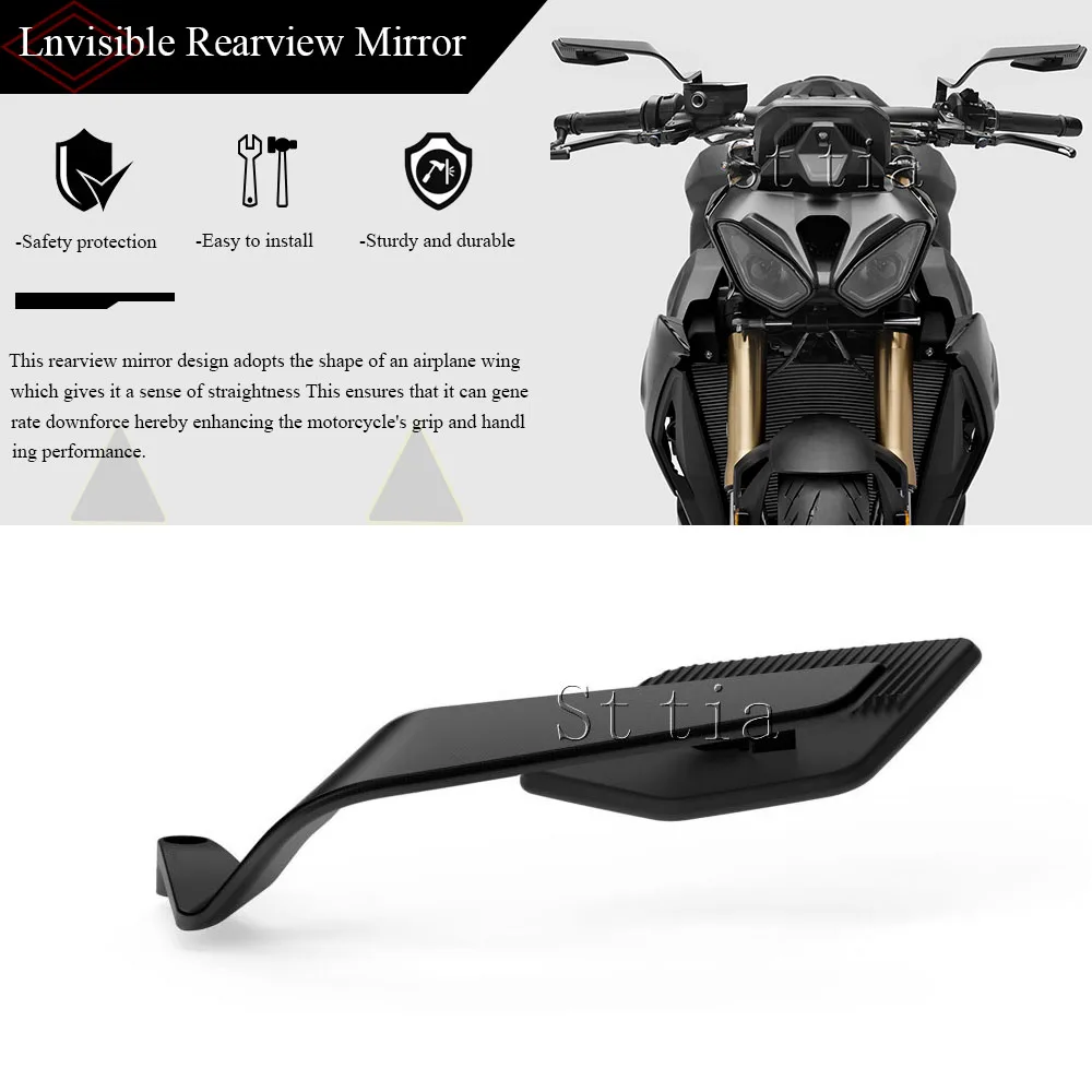 

Новое боковое зеркало мотоцикла для BMW S1000R S1000 R S1000XR s1000xr 2020-2025, боковое зеркало заднего вида, алюминиевое заднее зеркало