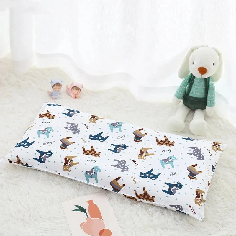 Removable Washable Boys Girls Pillow Four Seasons Universal rectangle Baby Pillow Cartoon Children's Pillow Children's Bedding