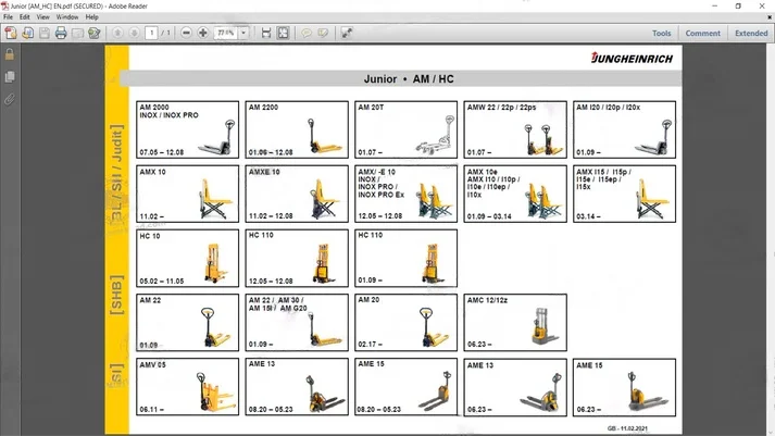 AutoDVD Jungheinrich JETI SH 4.37 Update To [5.2025]- Service Manuals +Multi Languages