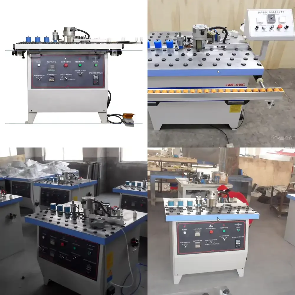 

Manual Edge Banding Machine MDF Plywood Wood Production Easy Operate Automatic Function New Used Condition PLC Motor Core