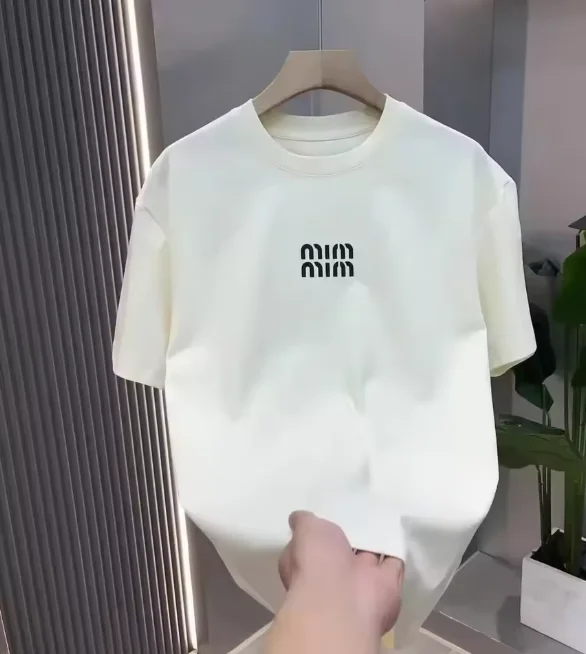 2025 hit Italian trendy T-shirt - relaxed and fashionable. Summer new style, suitable for both men and women. Extra-large size image 2