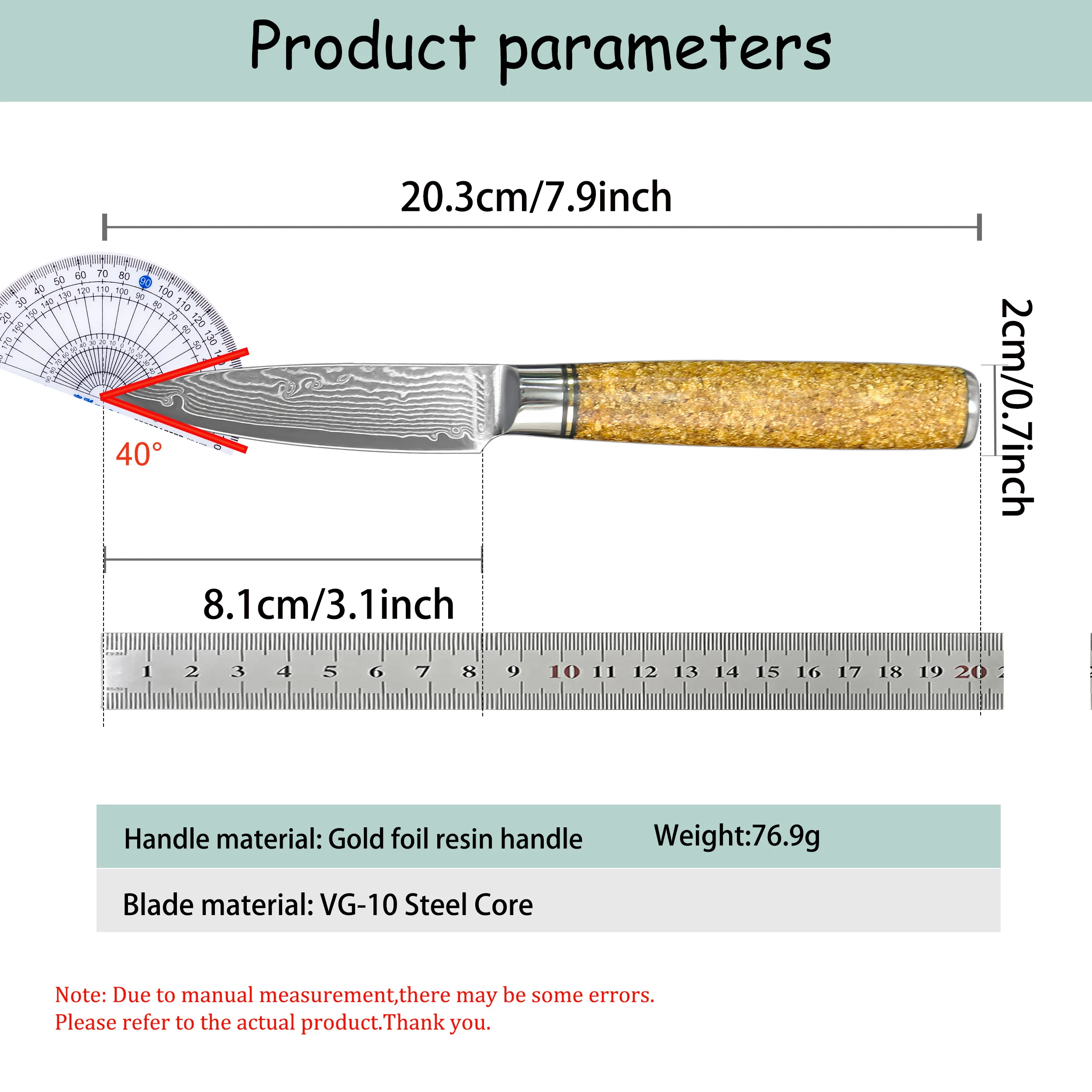 Damascus Steel 67 Layers Chef Paring Knife Peeling Fruit Knife Slicing Vegetable Kitchen Chef Knife Kitchen Essentials Tools