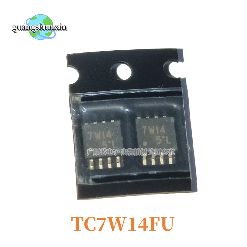 10PCS TC7W14FU screen printing 7W14 7W14F logic chip SMD SSOP8 brand new imported