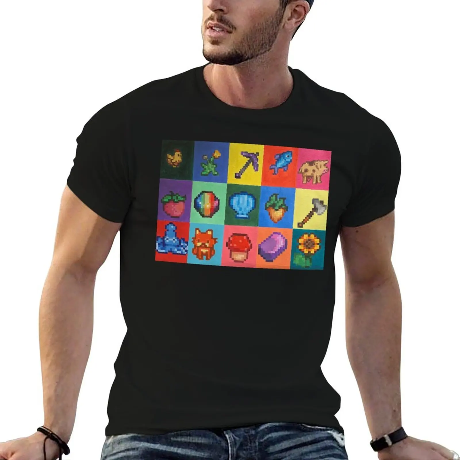 

Stardew Valley PixelArt T-Shirt blanks plus size clothes heavy weight t shirts for men