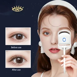 1pc Electric eyelash curler - rechargeable, easy and flawless curling all day - experience seamless beauty program