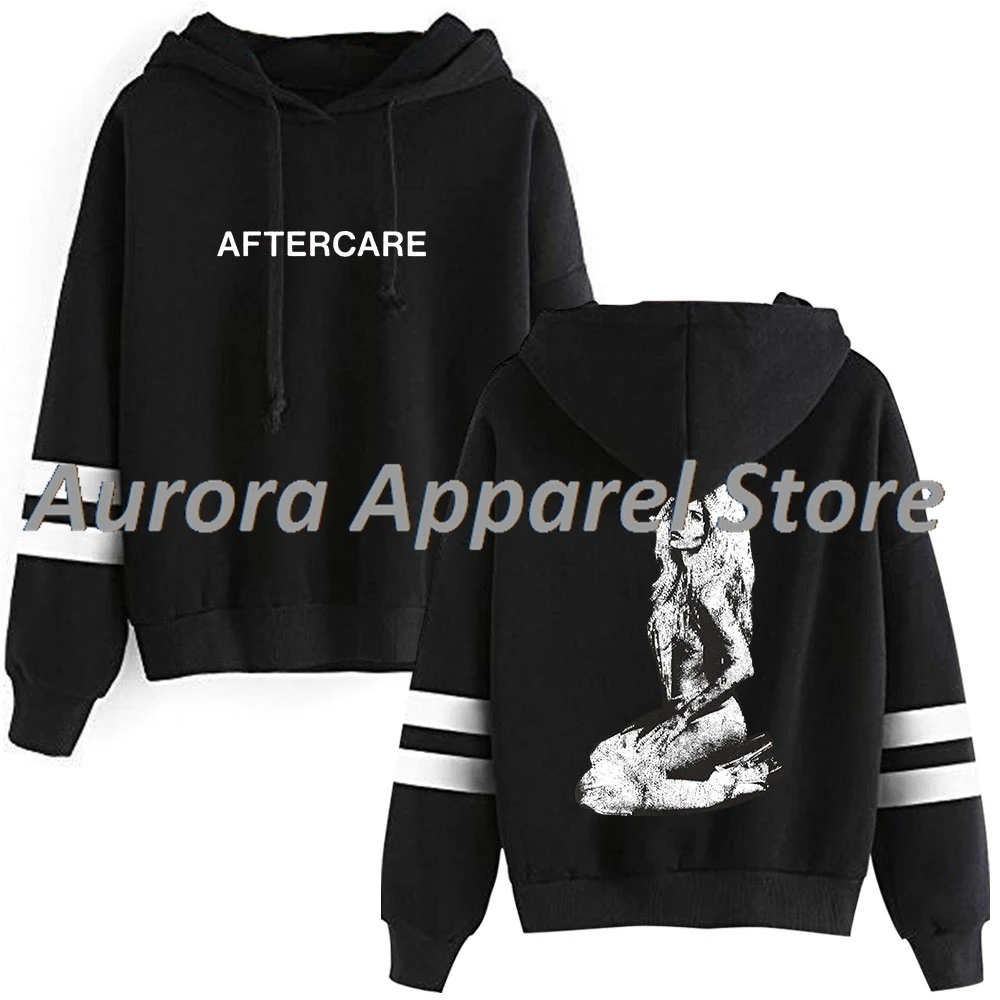 Nessa Barrett Aftercare Photo Pullover Hoodies 2025 World Tour Merch Pocketless Parallel Bars Sleeve Streetwear