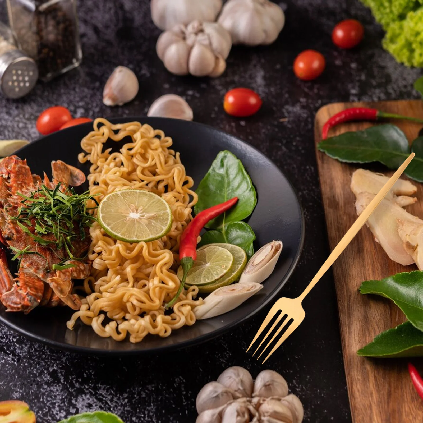 

1 Stainless Steel Flatware Forks Spoons Knives Cutlery Silverware Reusable Dinnerware Silverware Set For Wedding Party Birthday