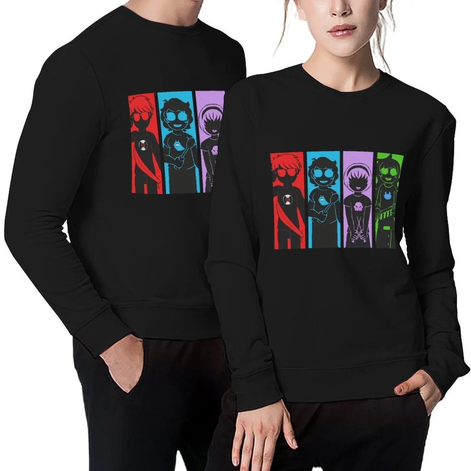 

Homestuck Merch Homestuck Shadow Characters Pullover male clothes winter clothes tracksuits oversize sweatshirt