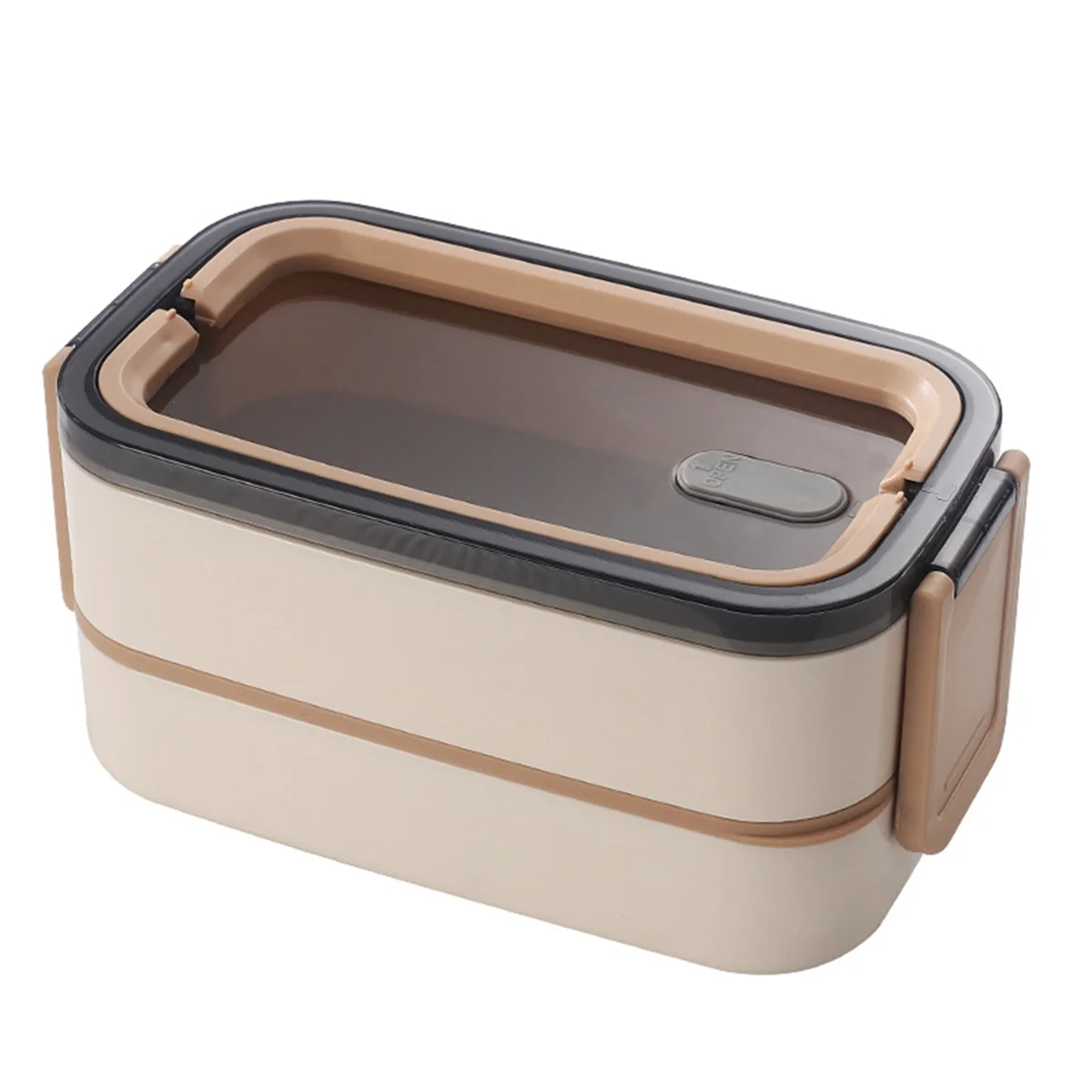 Double Layer Stainless Steel Microwaveable Bento Box Leak-Proof Lunch Box Camping Portable Bento Box with Insulated Bag