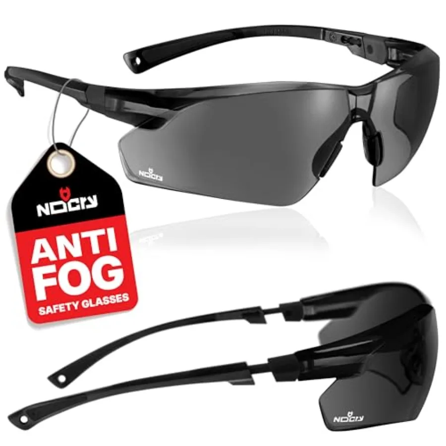 

Anti-Fog Safety Sunglasses for Men with Scratch Resistant Lenses — Tinted Safety Glasses for Construction with UV Protection —