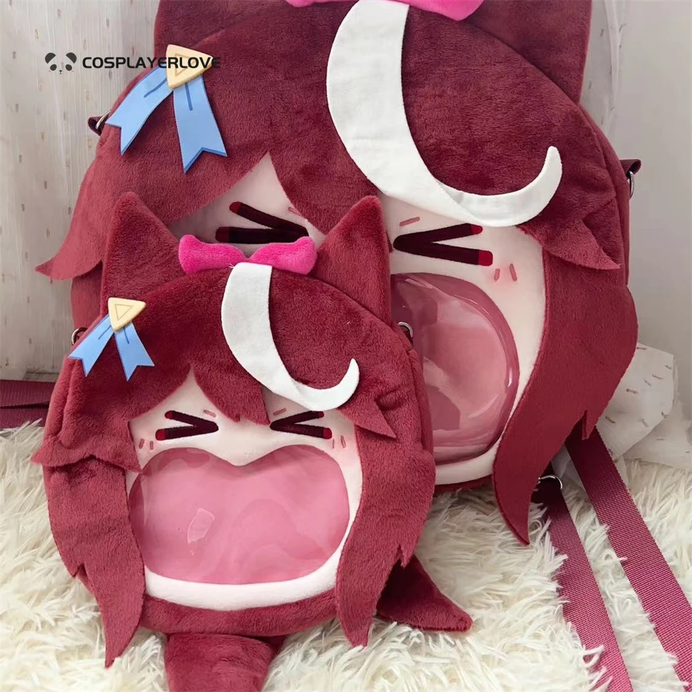 Pretty Derby Tokai Teio Big Mouth plushItabag Cosplay Student Itabag Birthday Gift