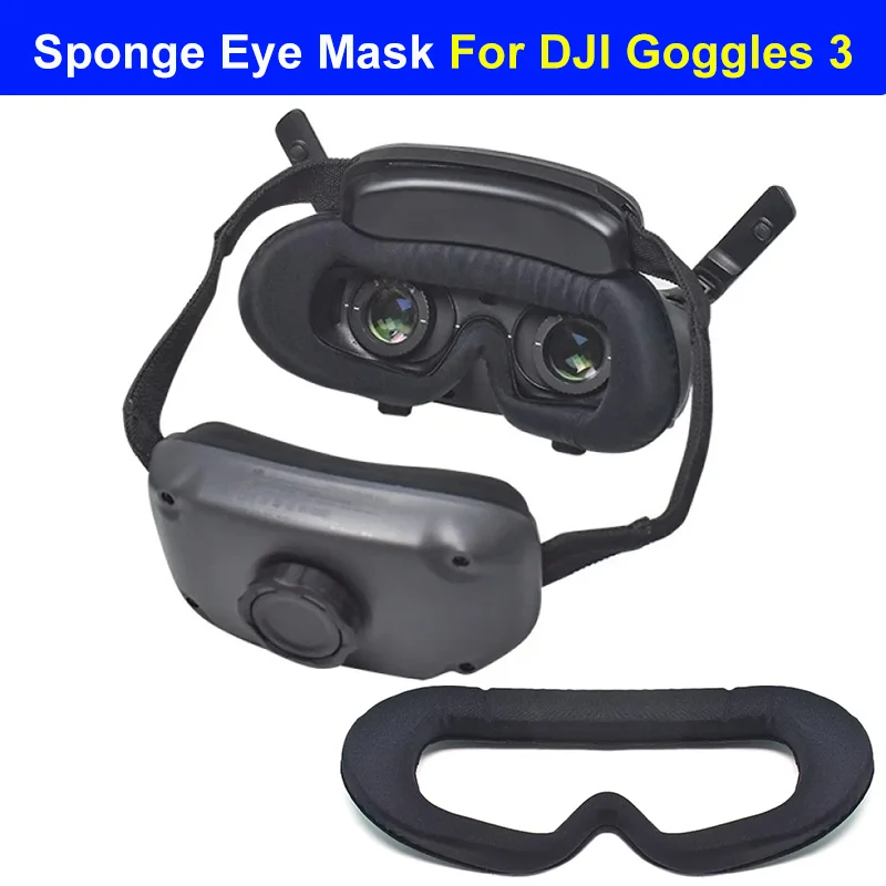 Replacement Sponge Eye Mask For DJI Goggles 3 Flight Glasses Breathable Blackout Protective Cushion For Avata 2 Drone Accessory