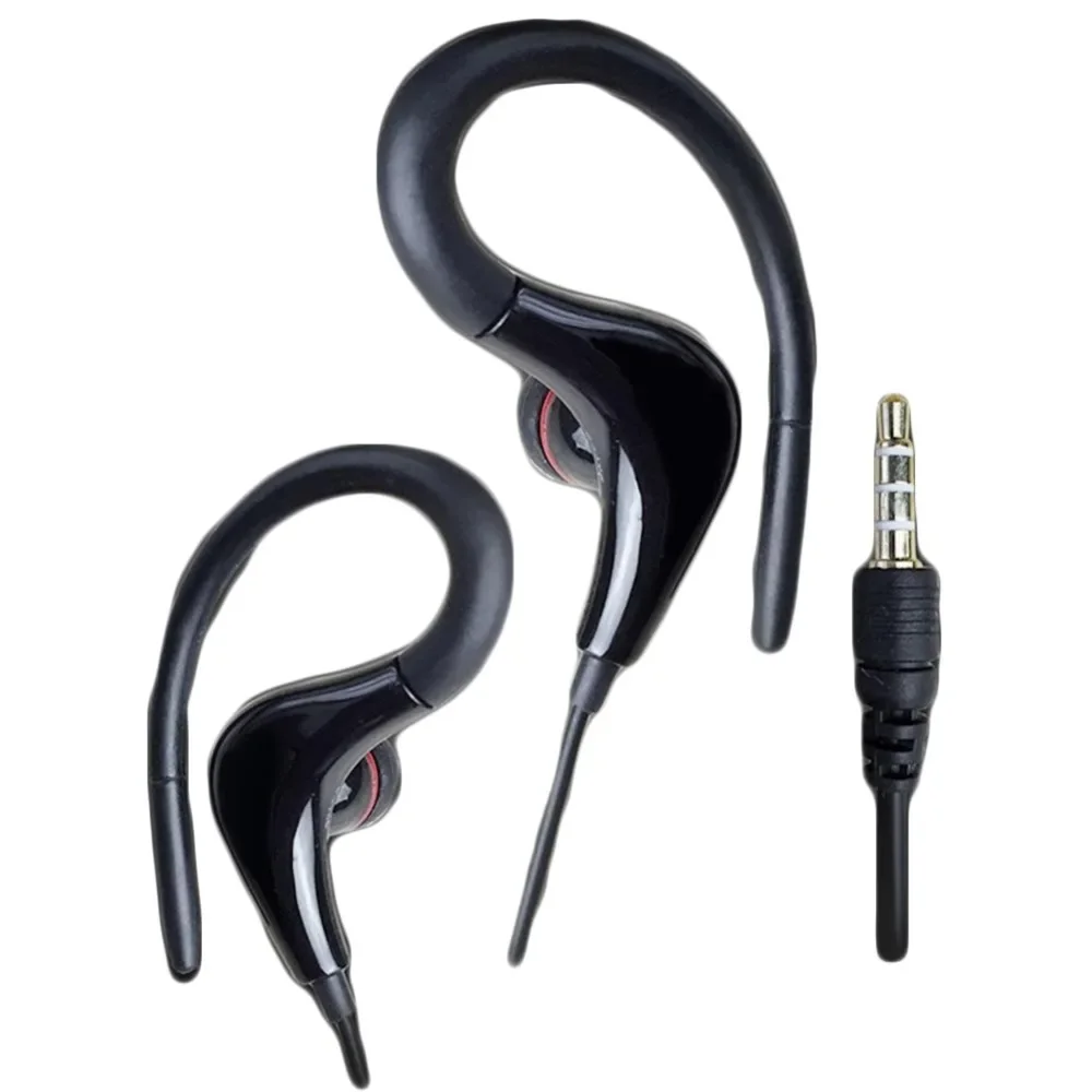 eCos 3.5mm Ear Hook Sports Handsfree Stereo Earphone Headphone Headset For SmartPhone #291626