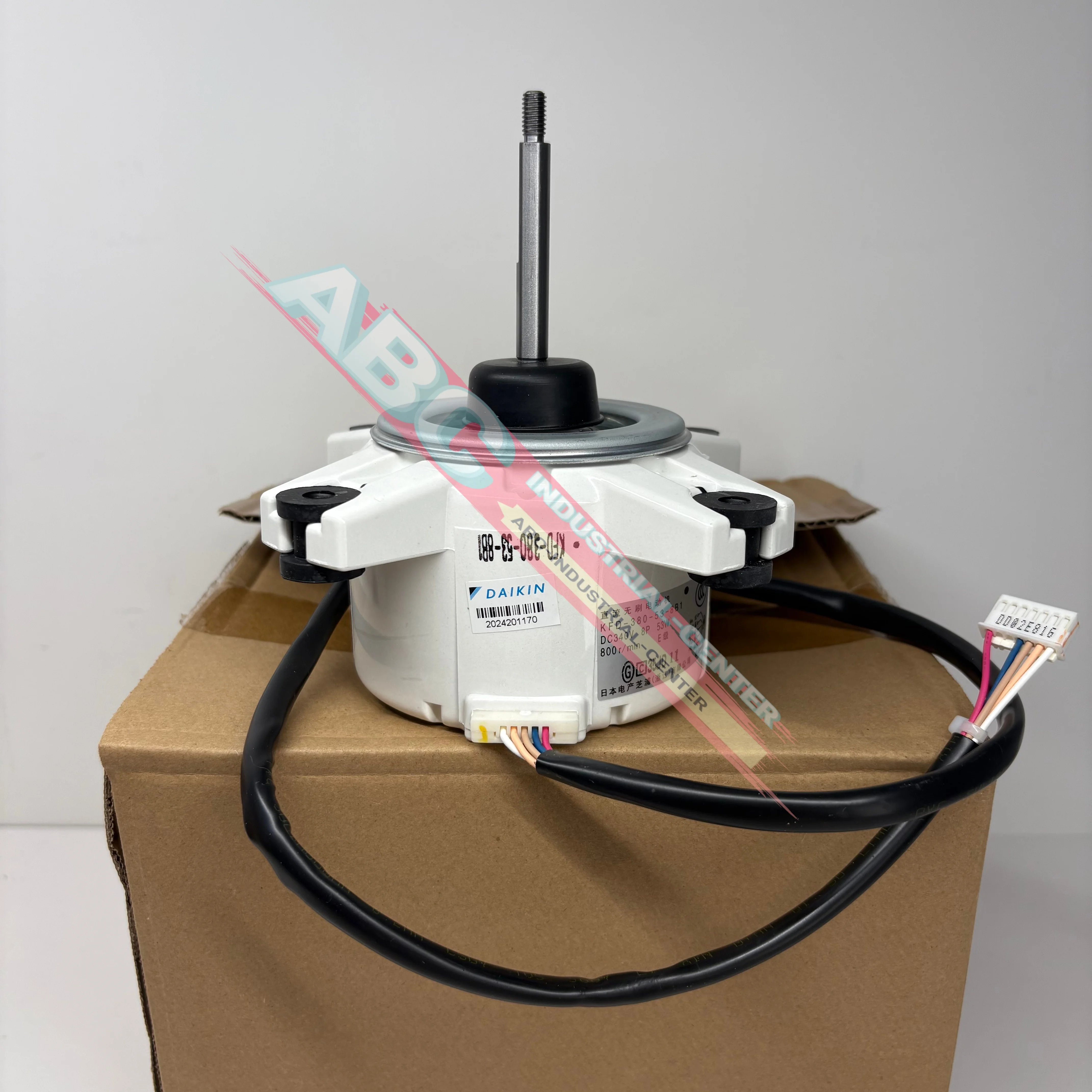 

KFD-380-53-8B1 DC380V 8P 53W Air Conditioning Motor Fan 100%NEW