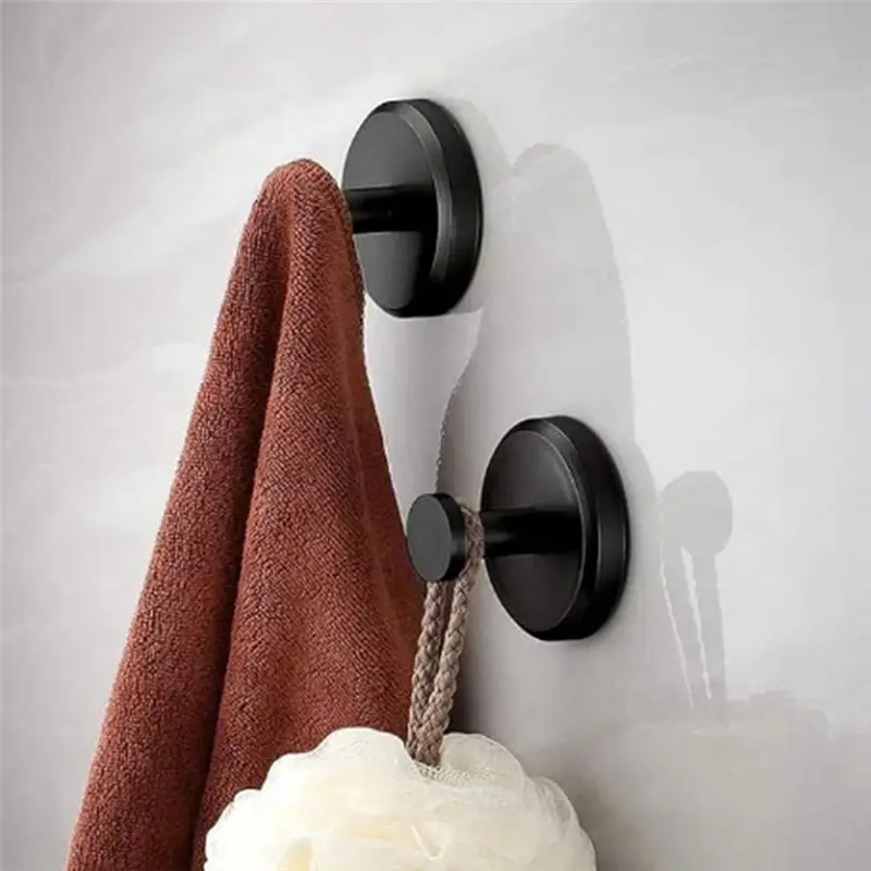 AEE2-Stainless Steel Single Hook Hotel Bathroom Toilet Punch Coat Hook Coat Hook