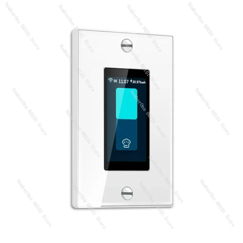 L9 LCD Smart Light Switch 1 Gang US Standard Radar Human Motion Sensing Wall Control Panel