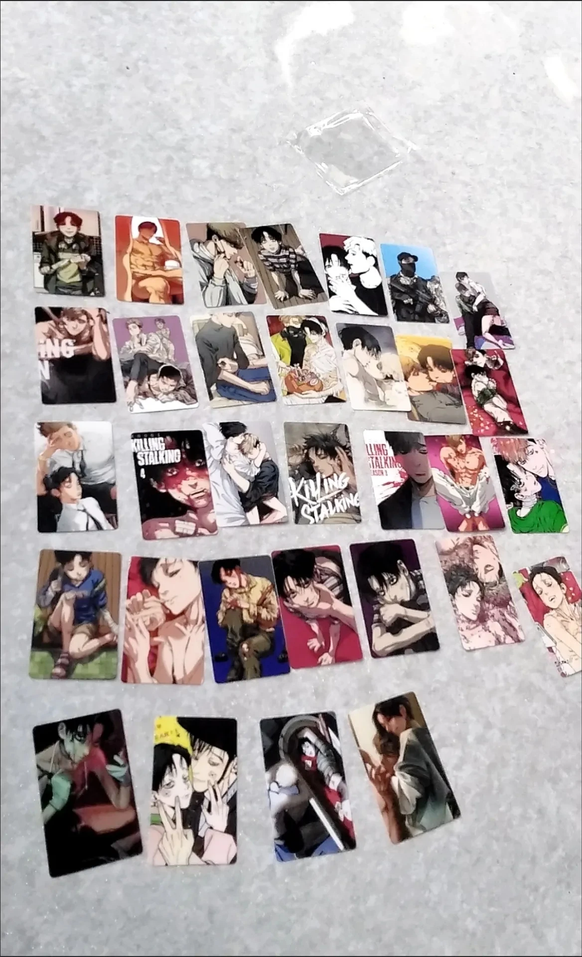 Killing Stalking Game Collection Cards Korean Comic Lomo Card Yoonbum Sangwoo Hobby Collectibles Card Anime Girl Gift Kid Toys