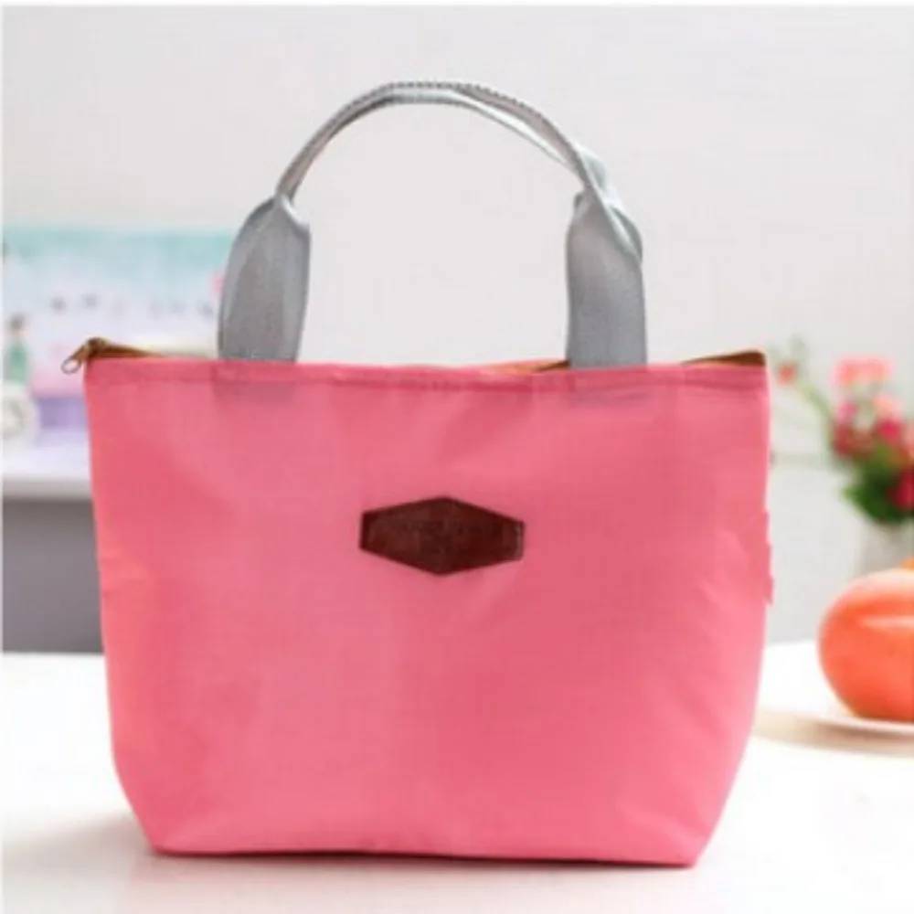 New Candy Colored Lightweight Waterproof Ice Pack Insulation Bag Picnic Bag Rice Box Storage Bag Portable Bento Bag Durable